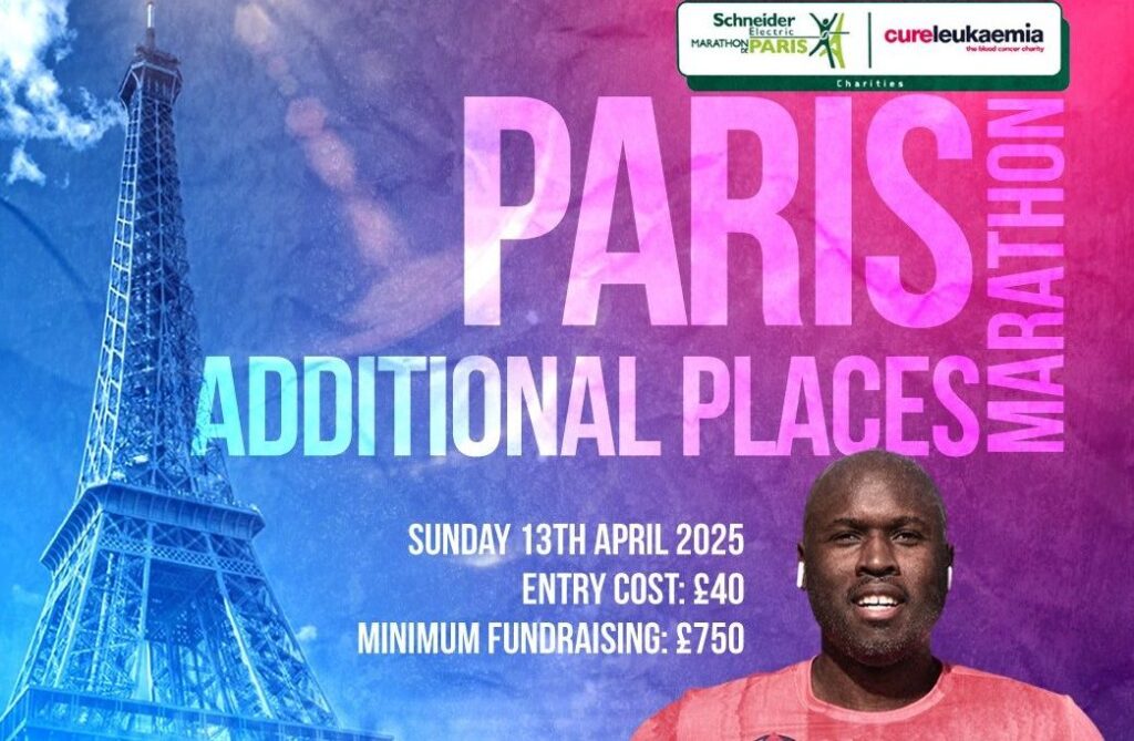 100 New Spots Open for the 2025 Paris Marathon with Cure Leukaemia!
