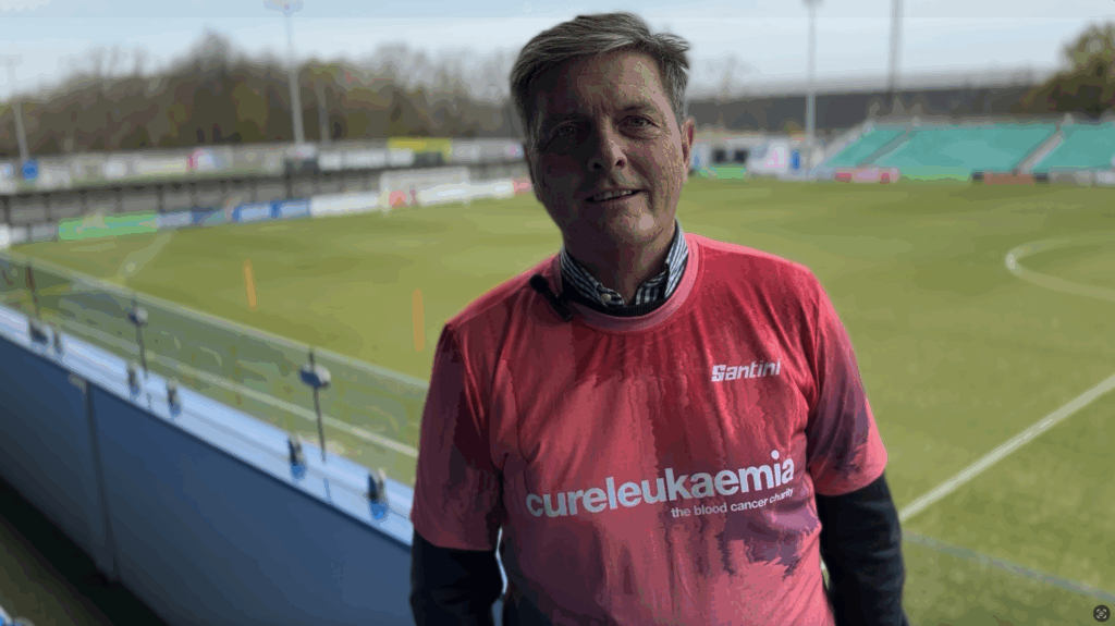 Solihull Moors Chairman Darryl Eales running London Marathon for Cure Leukaemia