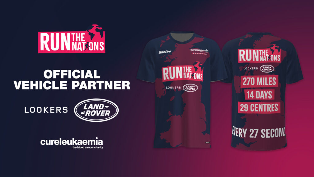 Lookers Named Official Vehicle Partner for Cure Leukaemia’s Run The Nations Challenge