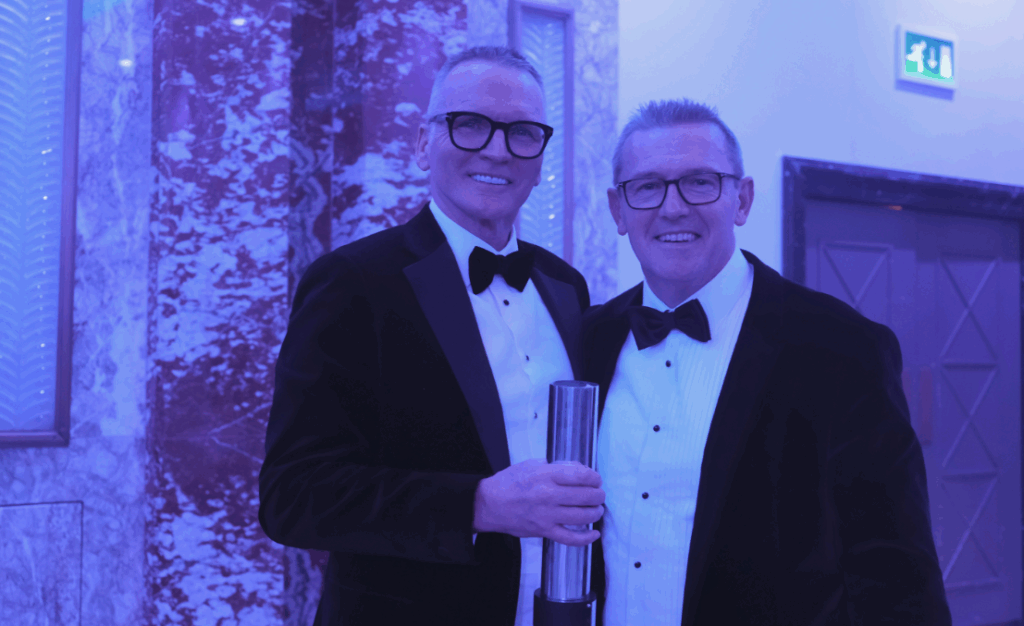 Geoff Thomas MBE Honoured at The Sporting Club Awards for Tireless Work Fighting Blood Cancer