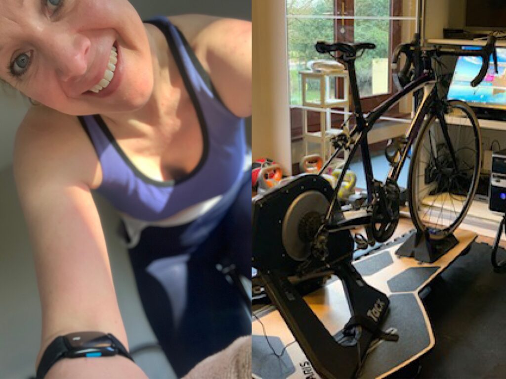Joanna James to take on a Zwift cycling challenge fundraising during Blood Cancer Awareness Month