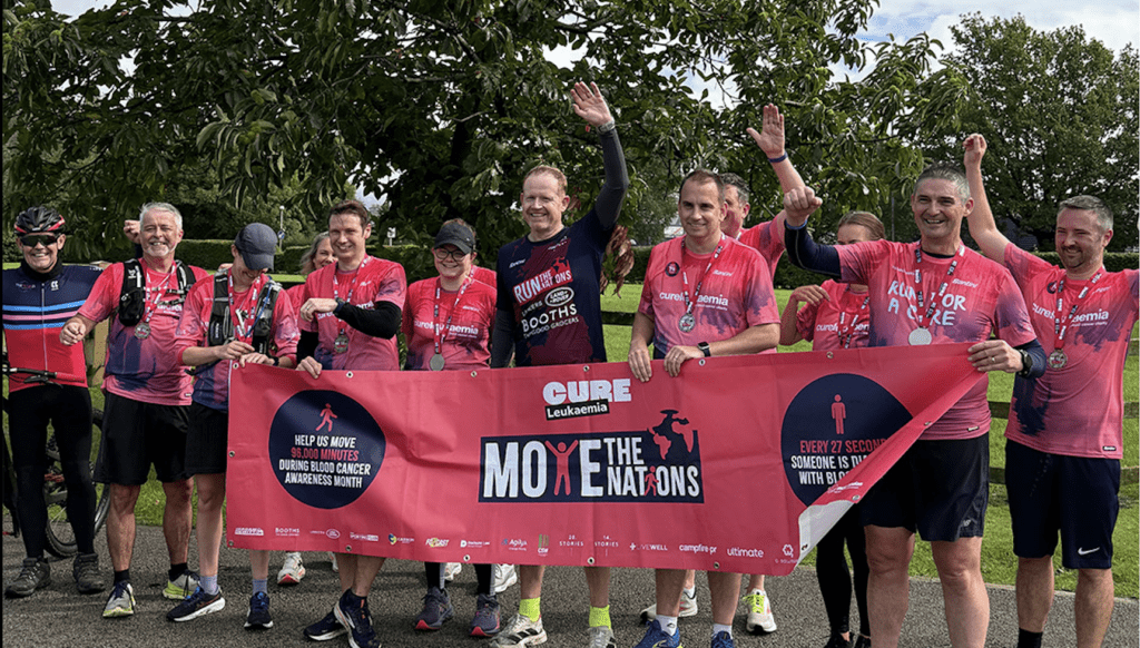 Team Booths take on marathon challenge in fight against blood cancer